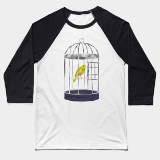 Canary in a cage Baseball T-Shirt